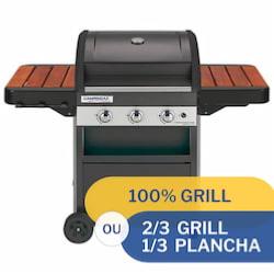 BARBECUE GAZ 3 SERIES Classic WLD 2 en 1