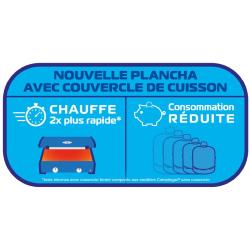 PLANCHA GAZ SUR CHARIOT EX 3 