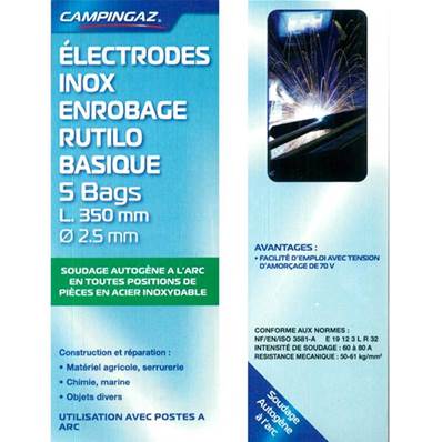 ELECTRODE INOX D2.5 5 BAG  