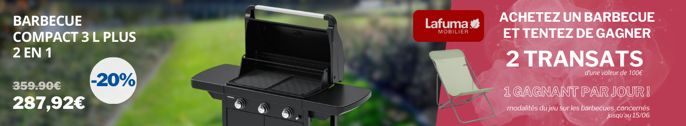 Barbecue  gaz 3 feux Campingaz